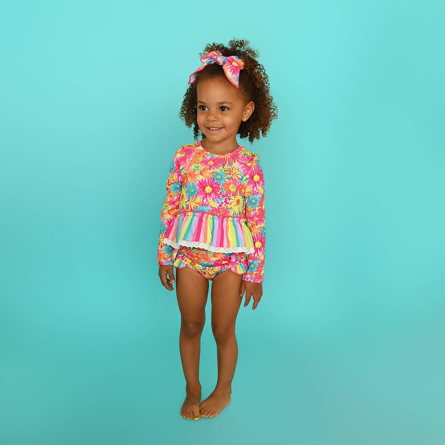 Molly RASH GUARD TWO PIECE SWIM SET