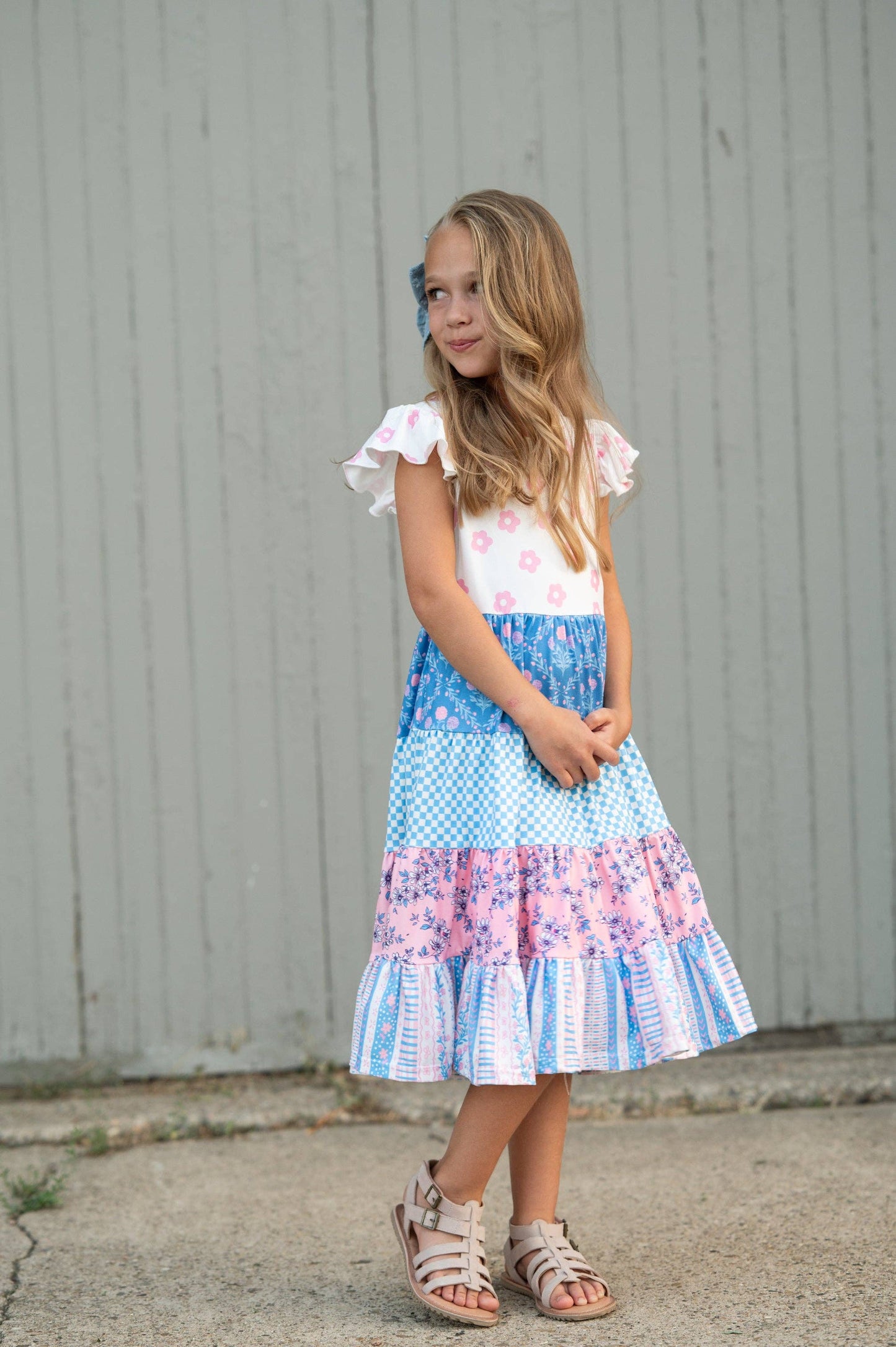 Kids Annie Tiered Spring Dress