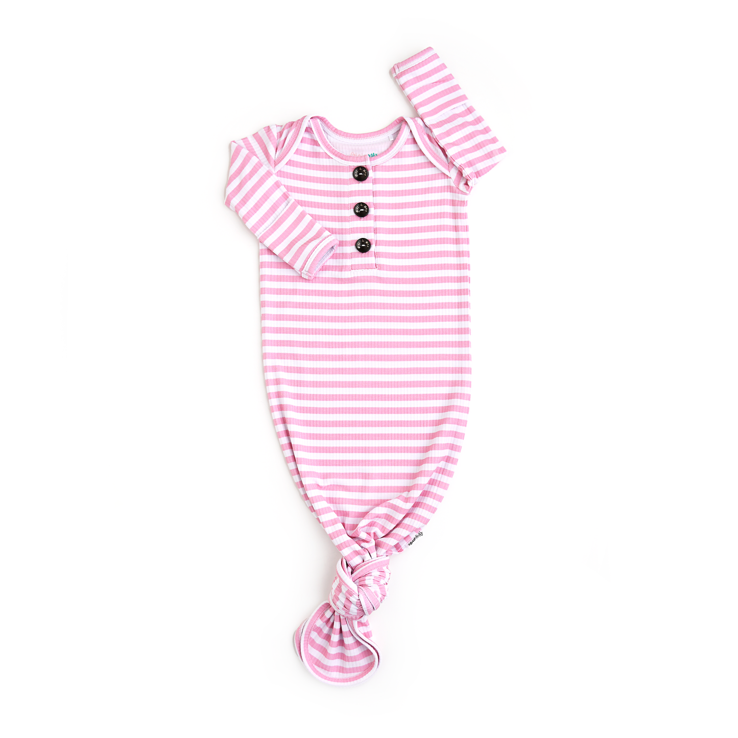 Lana Pink Ribbed GOWN