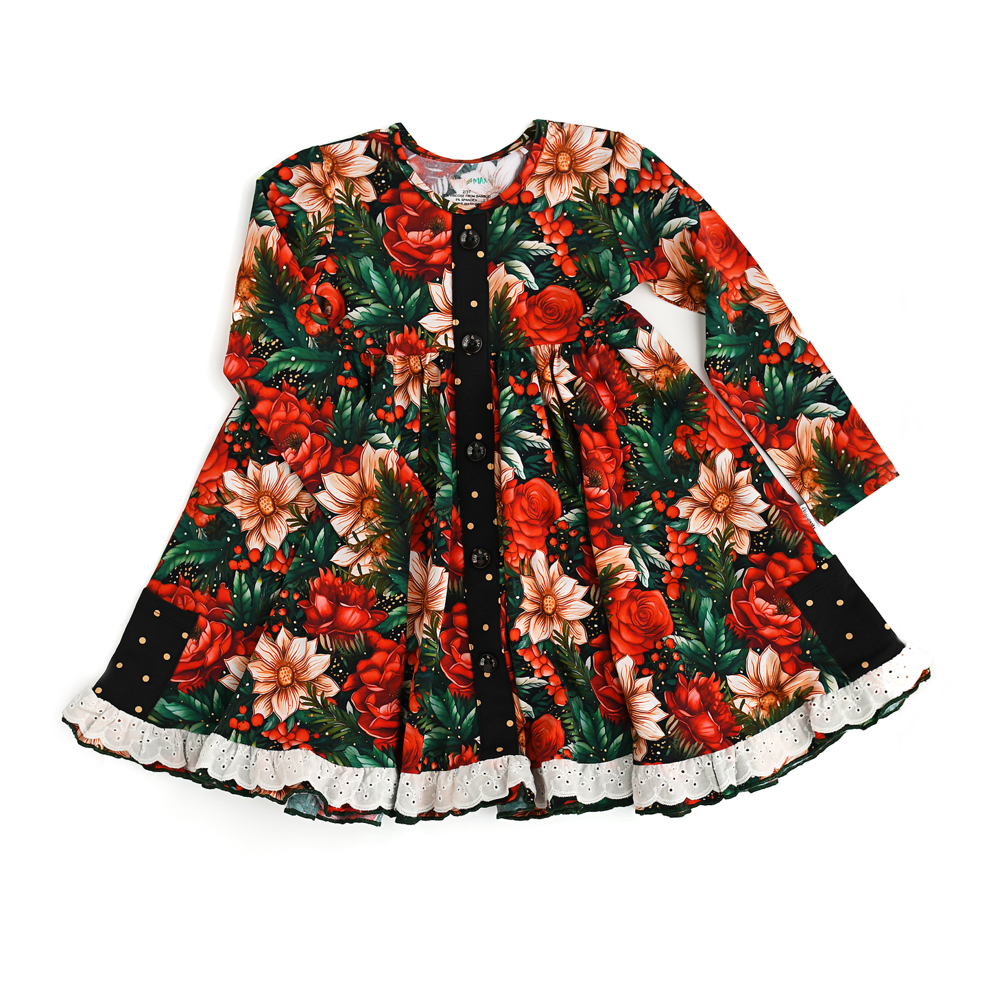 Gloria Floral Button Dress