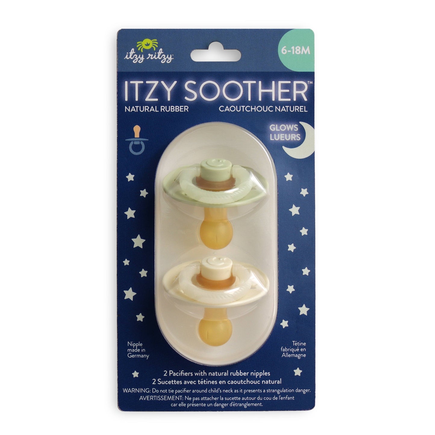 Itzy Soother™ Natural Rubber Paci Sets 6-18m