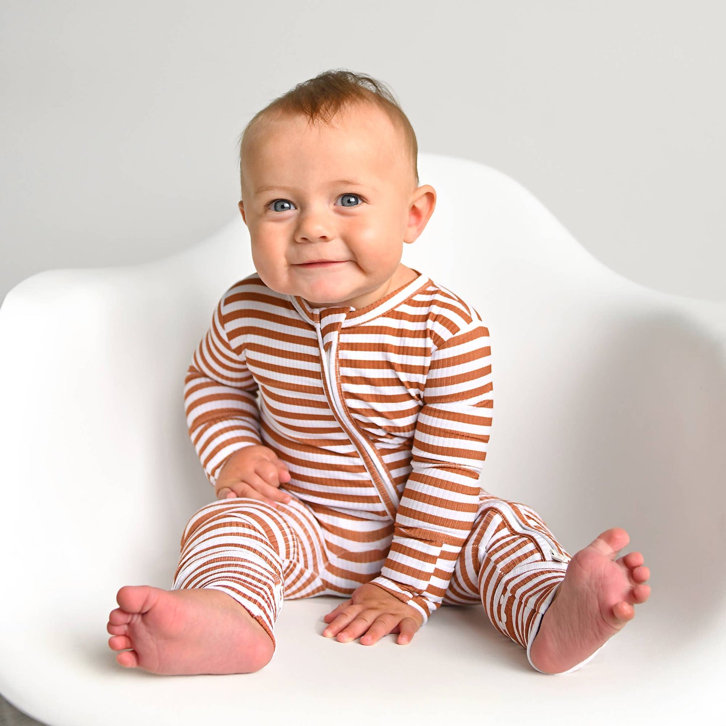 Chase Brown Ribbed ZIP