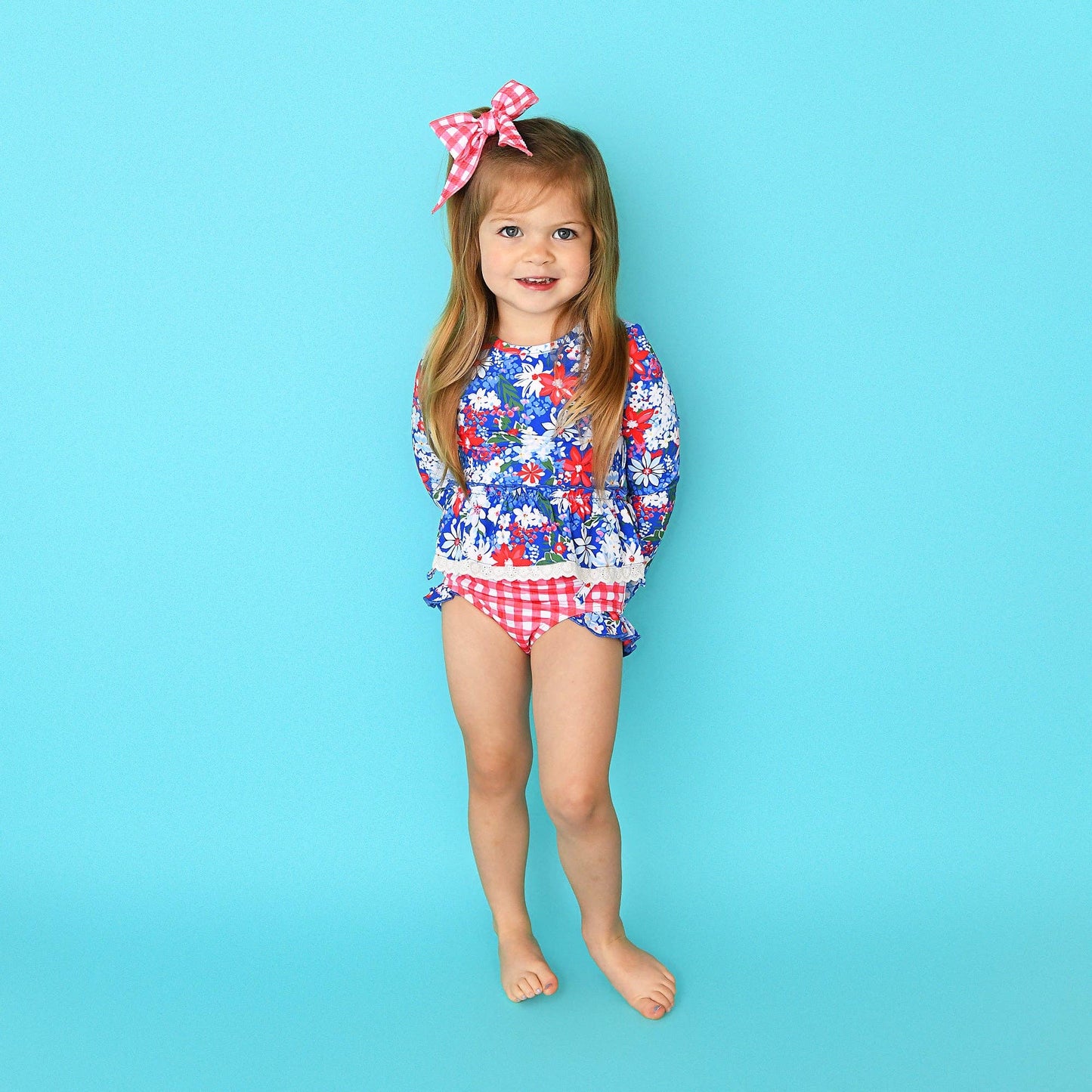 Presley RASH GUARD TWO PIECE SWIM SET