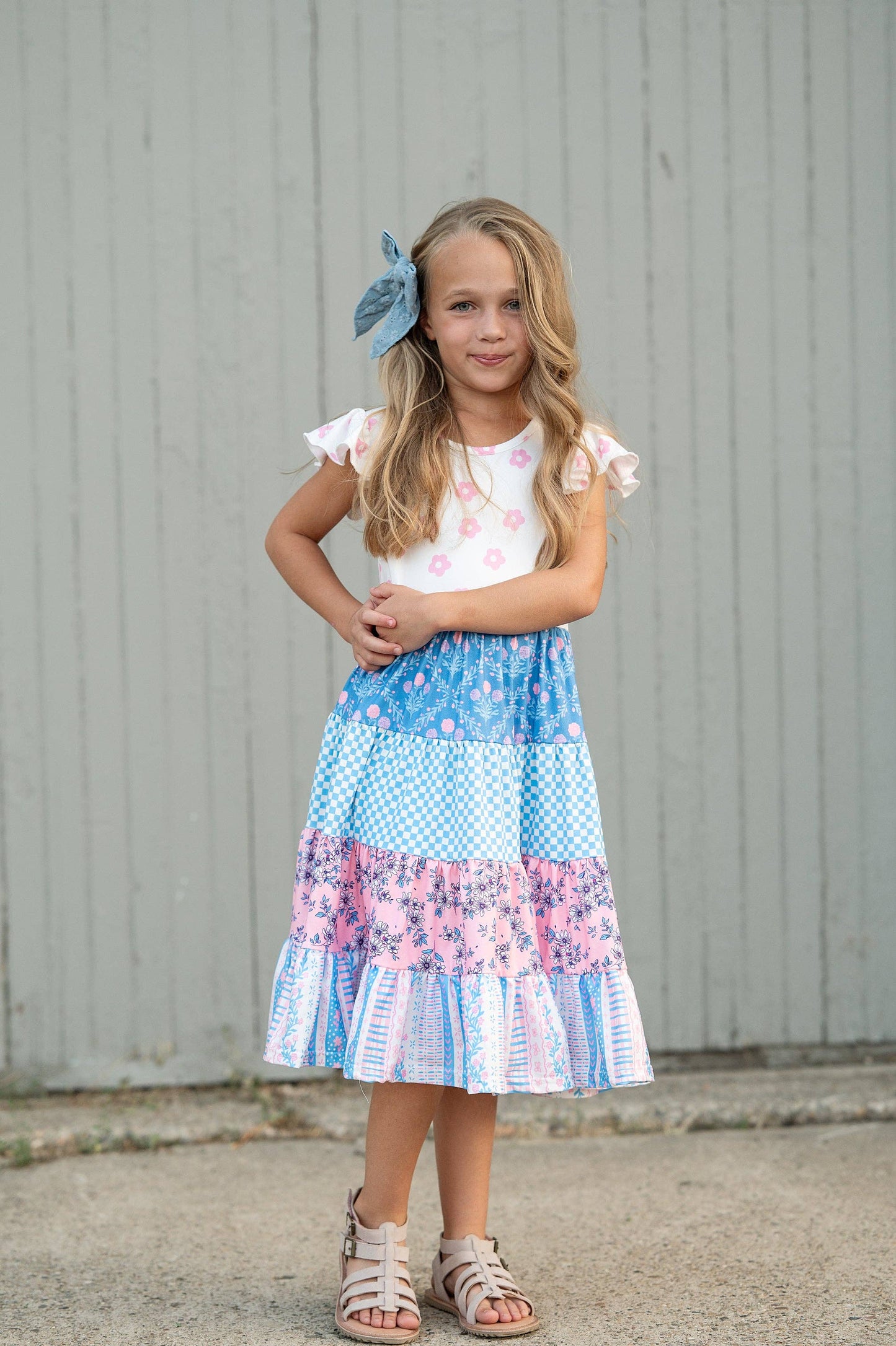 Kids Annie Tiered Spring Dress