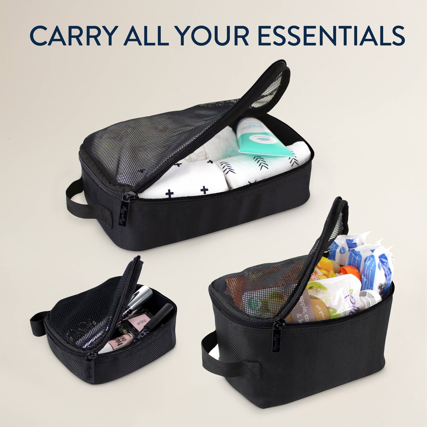 Black Pack Like A Boss™ Packing Cubes