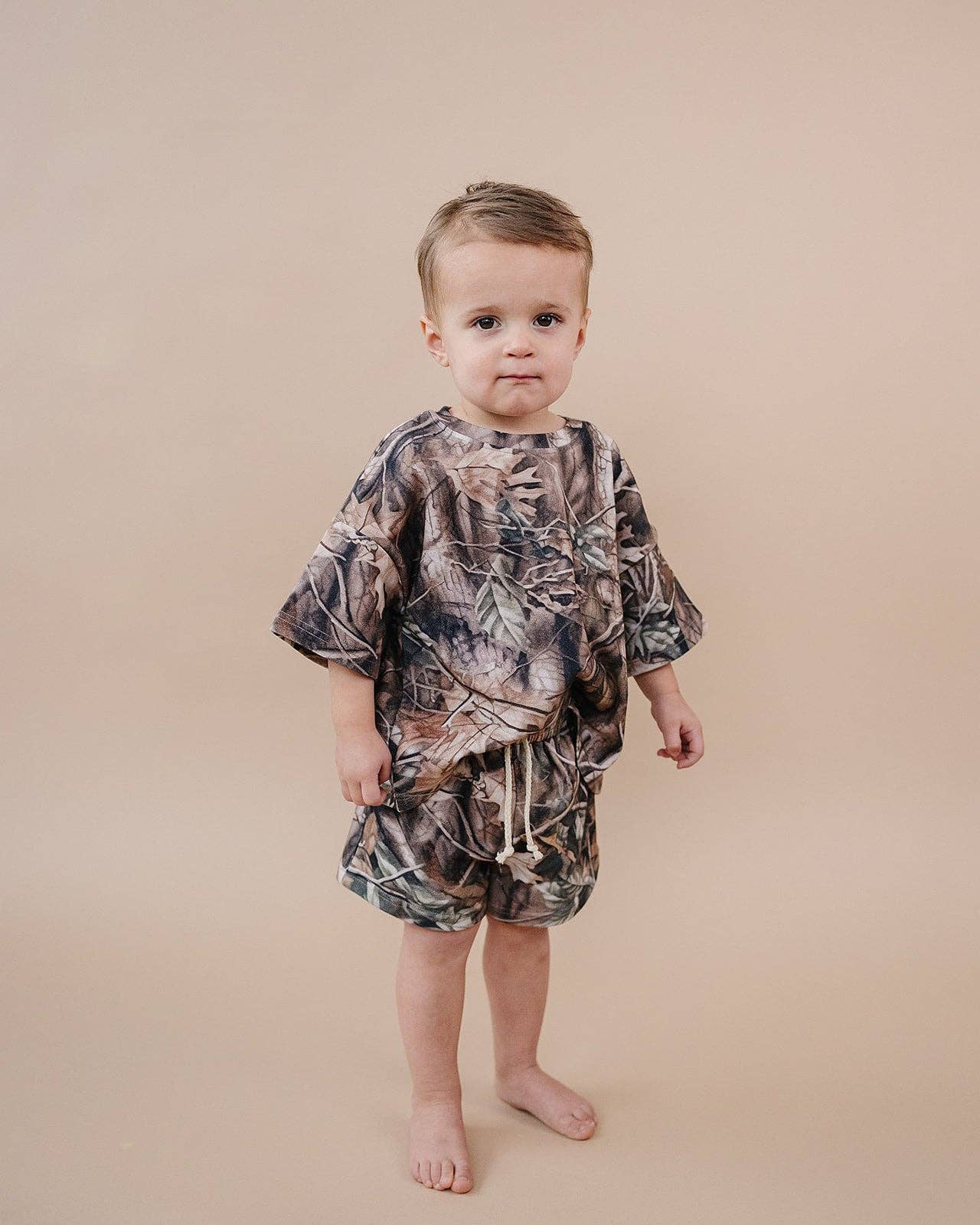 Shorts Set | Brown Camo