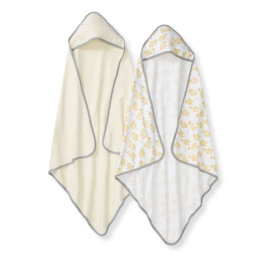 Little Ducks Organic Cotton Hooded Towels 2 Pack