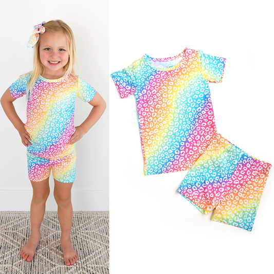 Summer Leopard TWO PIECE - SHORTS