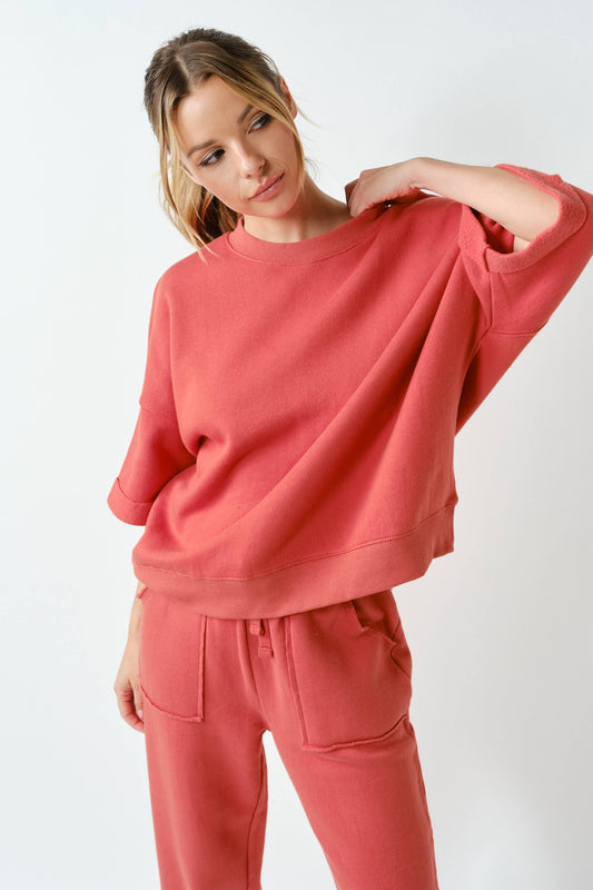 Malibu Lounge Drop Shoulder Top