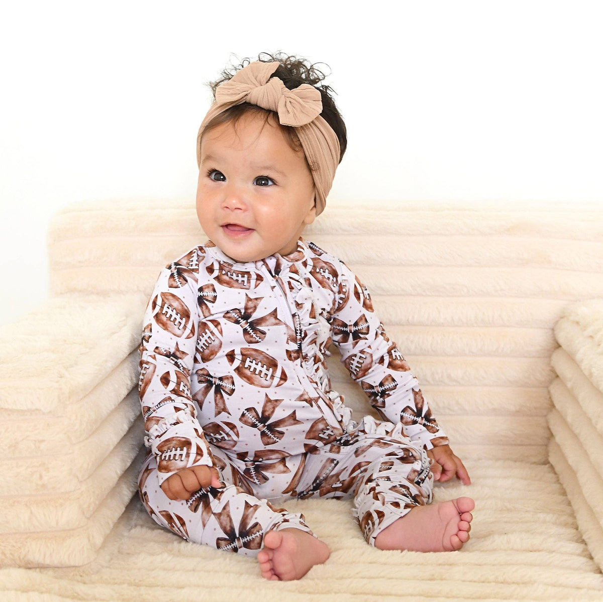 Blaire Bows RUFFLE ZIP