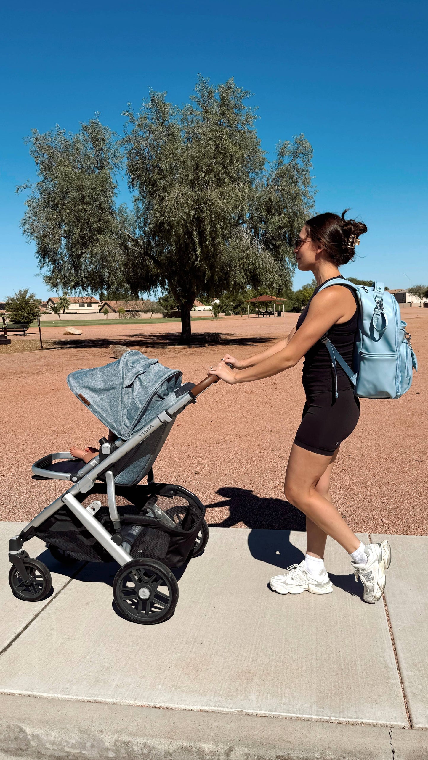 Teddy Blue Boss Plus™ Backpack Diaper Bag