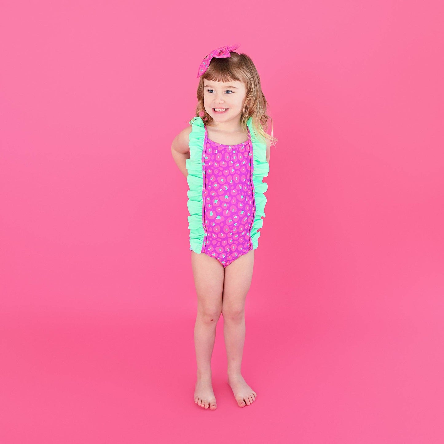 Tara Leopard TANK ONE PIECE SWIMSUIT