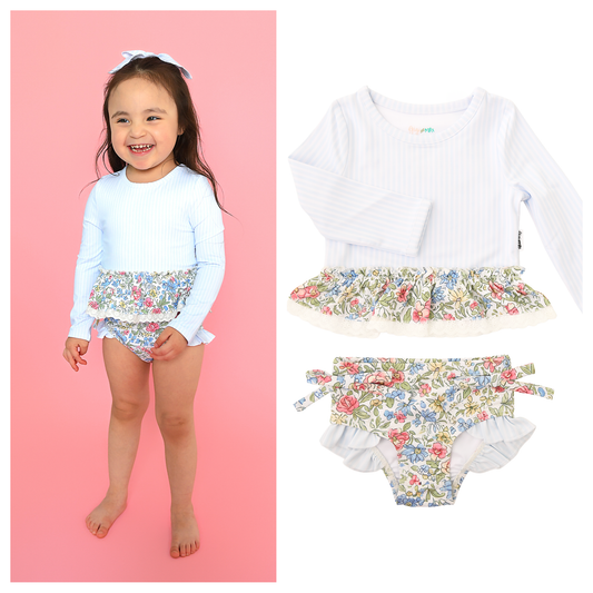 Vera RASH GUARD TWO PIECE SWIM SET
