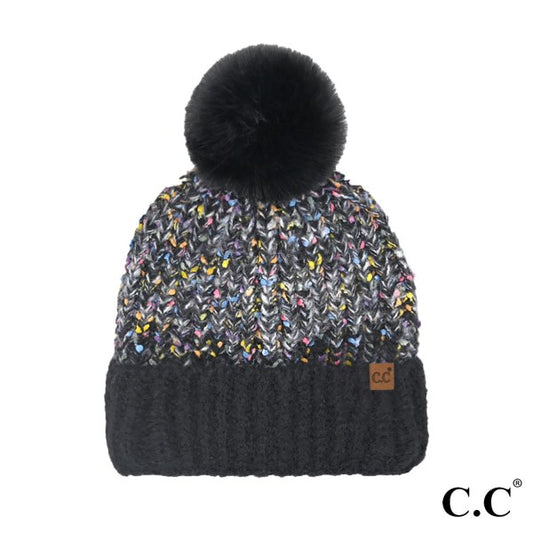 CC Confetti Pom Beanie