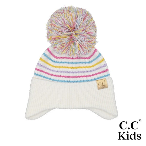 CC Kids Earflap Yarn Beanie