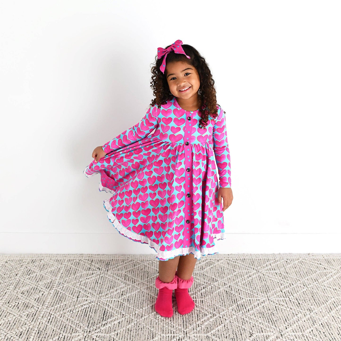 Cora Button Dress