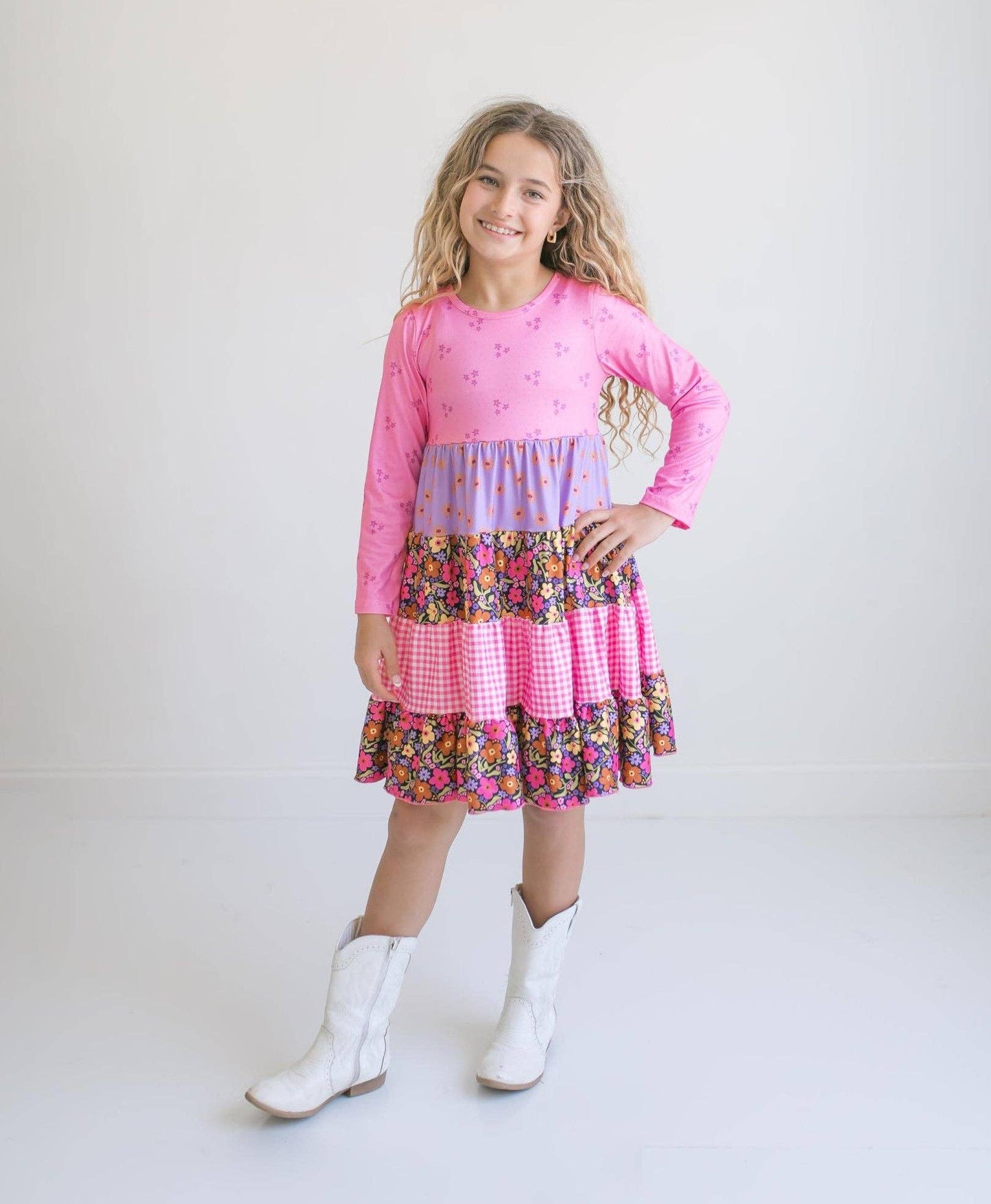 Avery Floral Twirl Dress