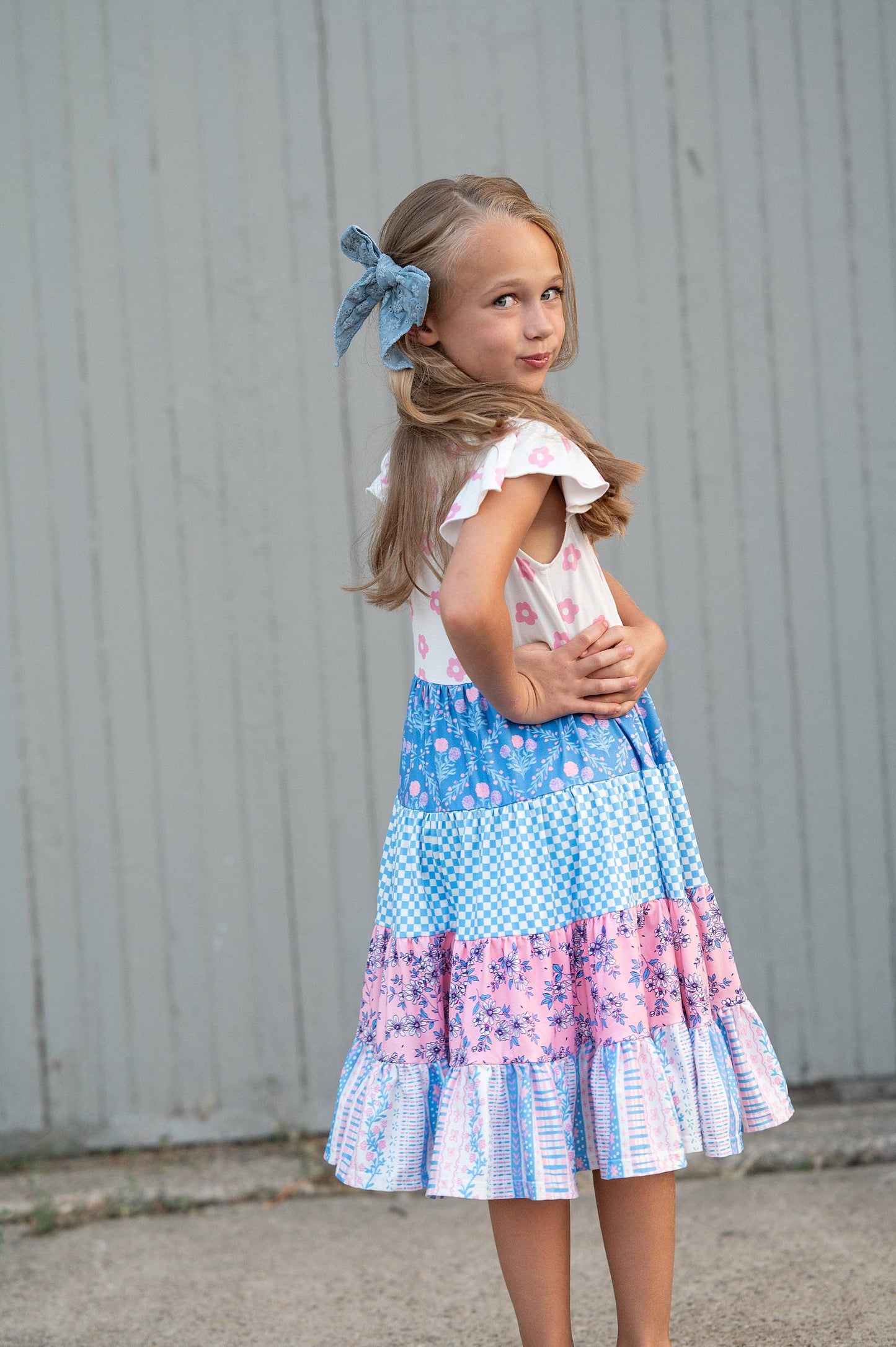 Kids Annie Tiered Spring Dress