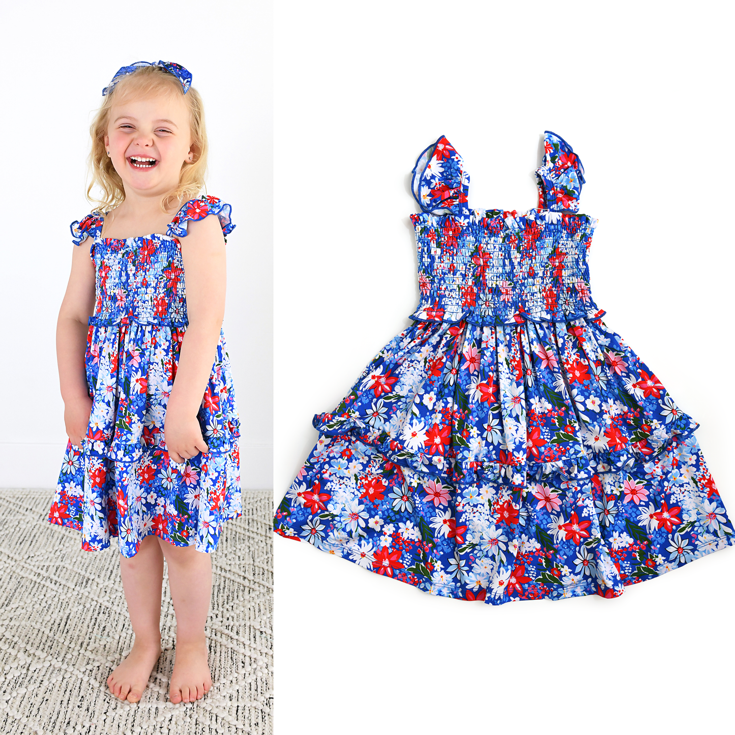 Presley Floral Smocked Dress