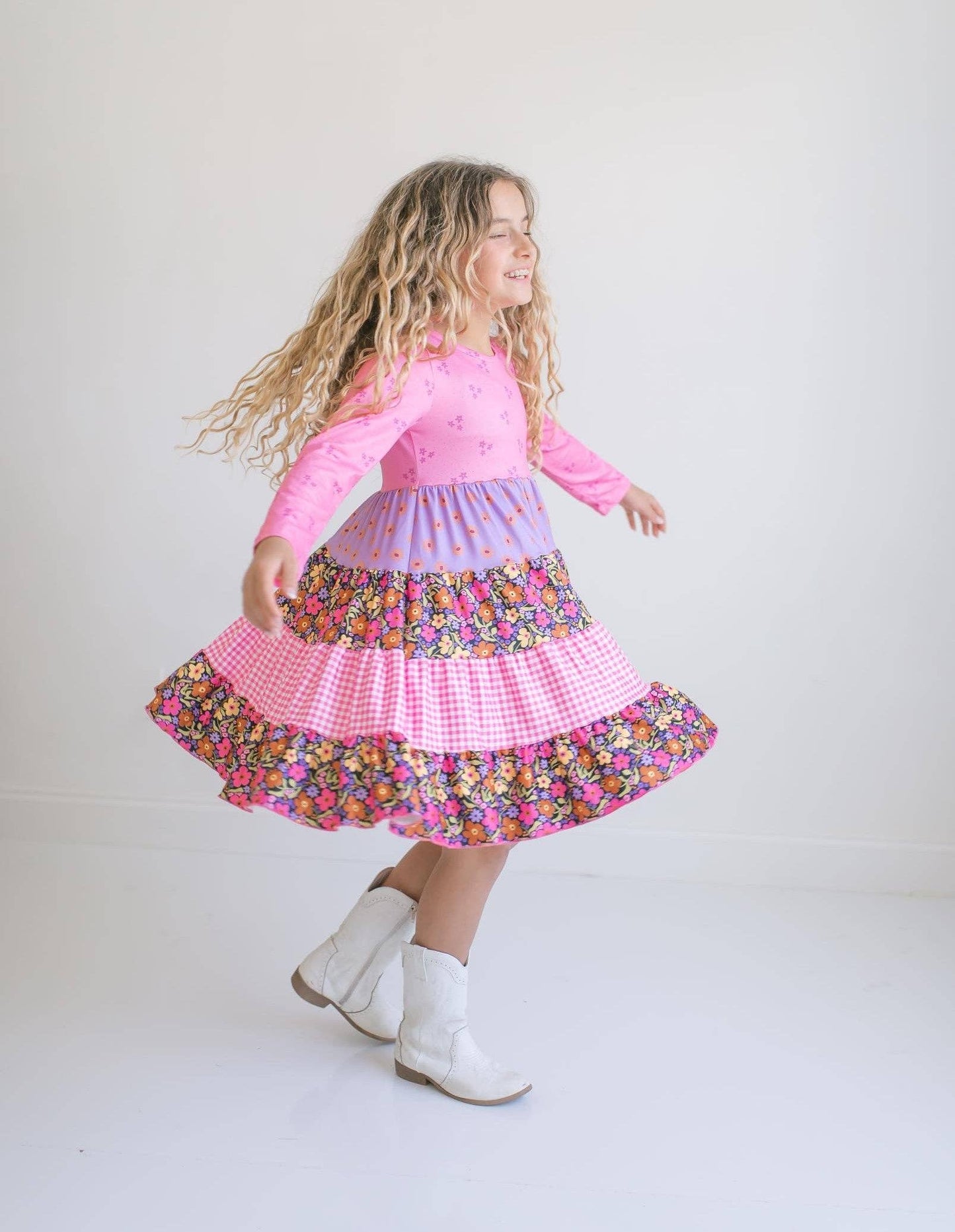 Avery Floral Twirl Dress