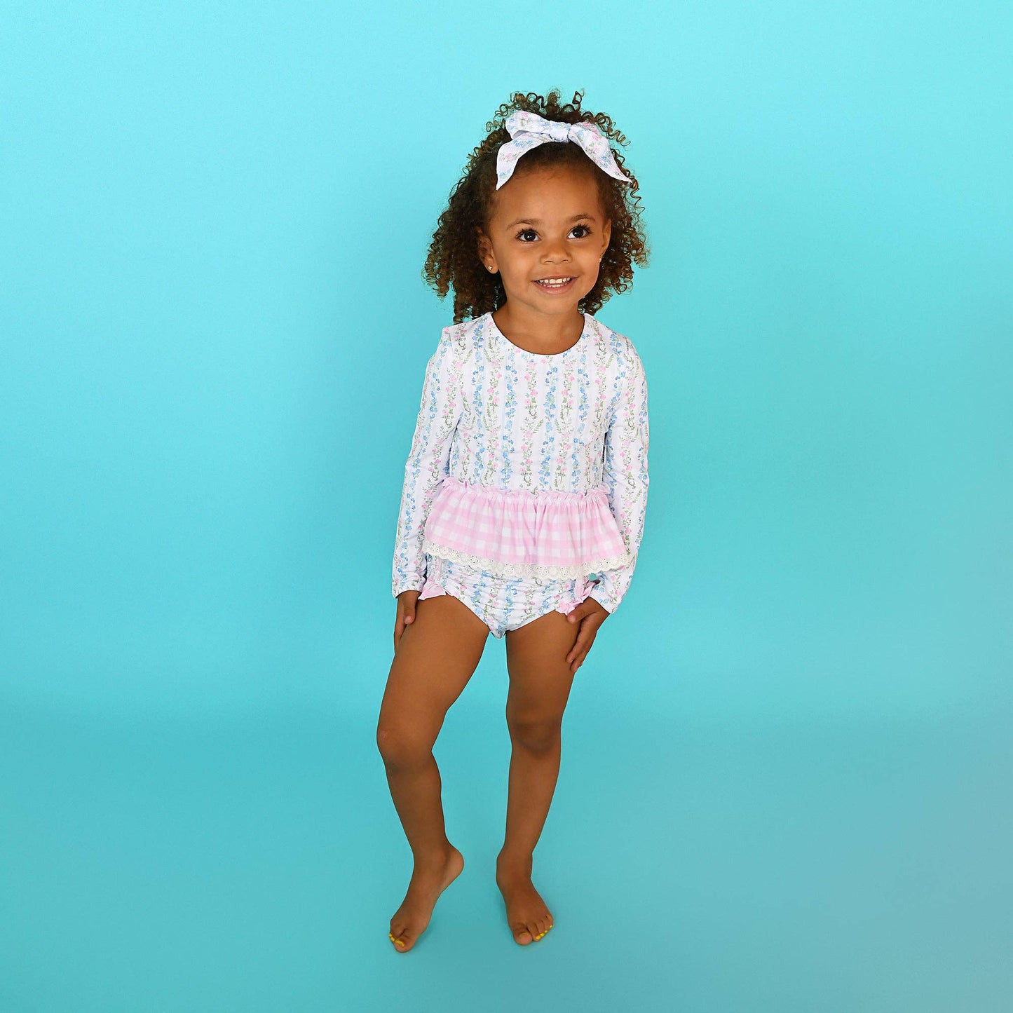 Annie RASH GUARD TWO PIECE SWIM SET