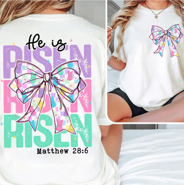 He Is Risen Tee
