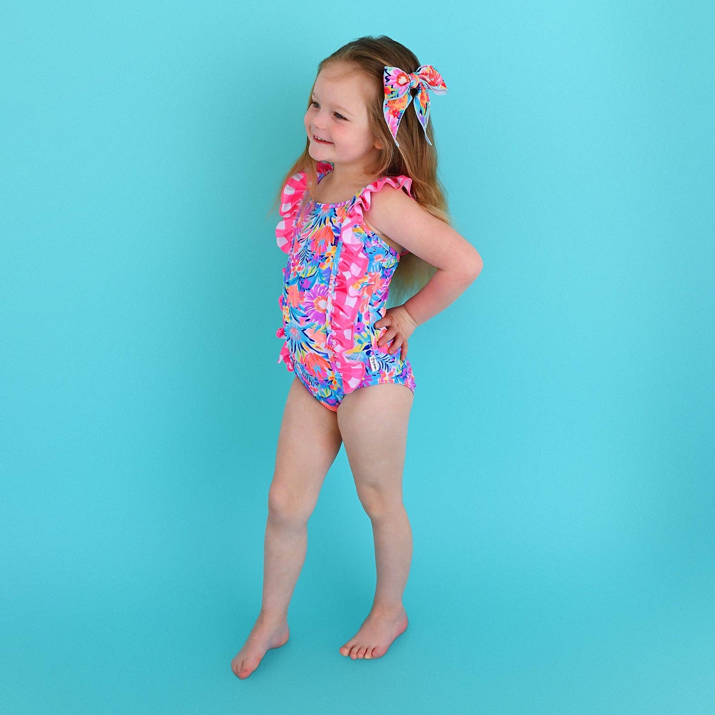Megan Floral TANK ONE PIECE SWIMSUIT