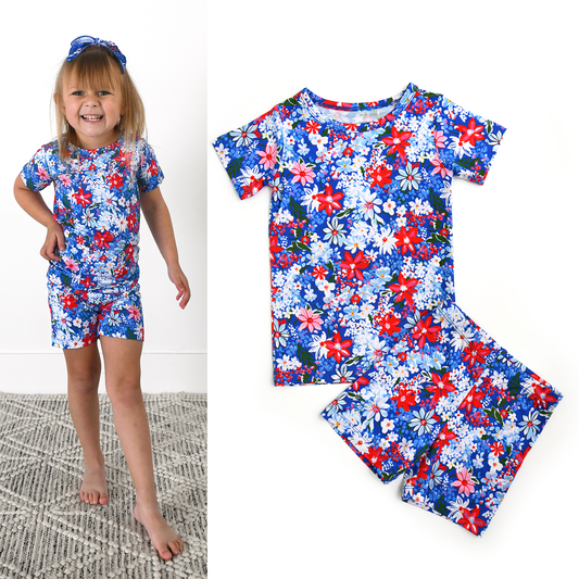Presley Floral Two Piece Shorts