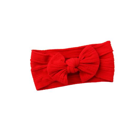 Red SOFT NYLON ELASTIC HEADBAND