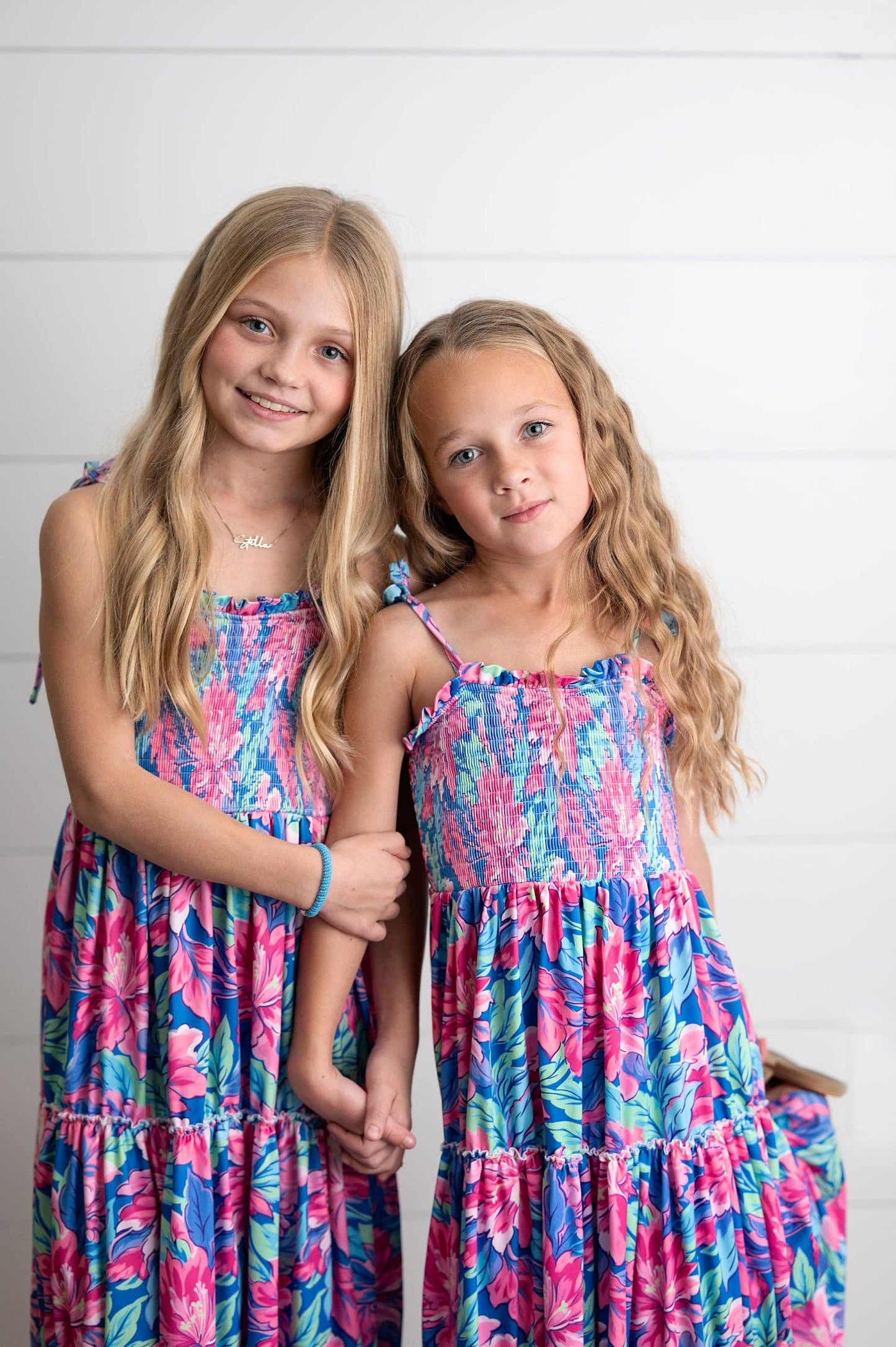 Girls Tiered Maxi Dress