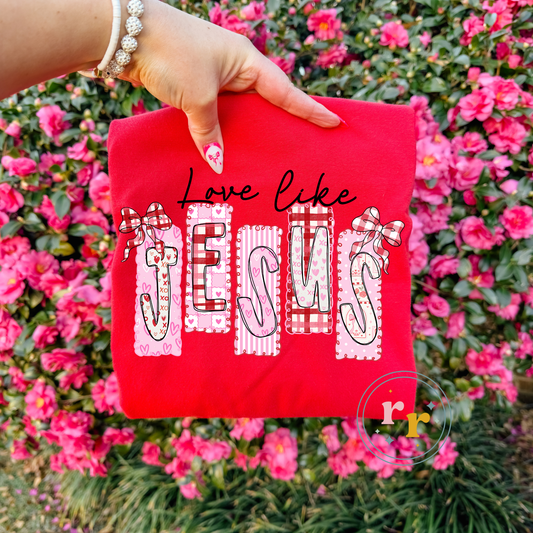 Love Like Jesus Stamps Tee