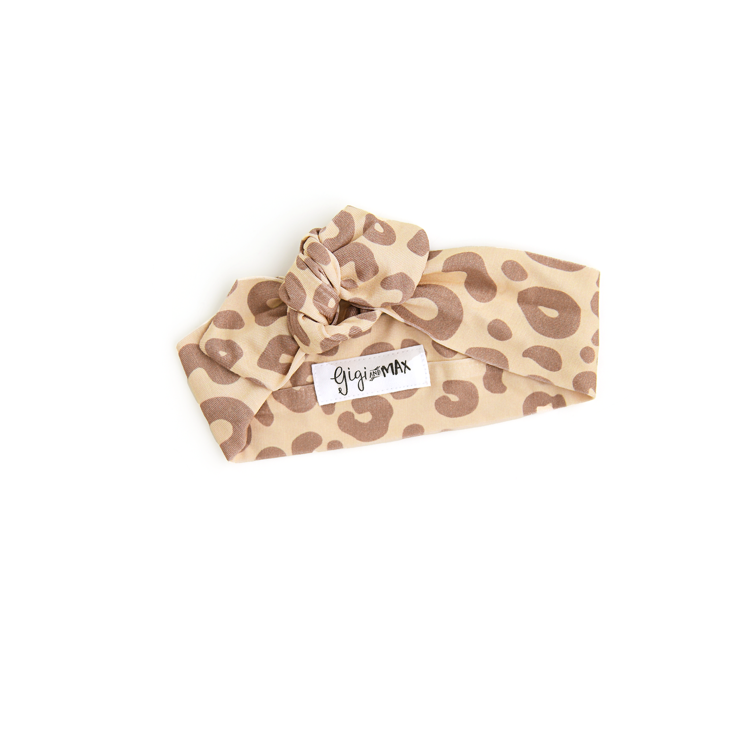 Amari Leopard TOPKNOT HEADBAND