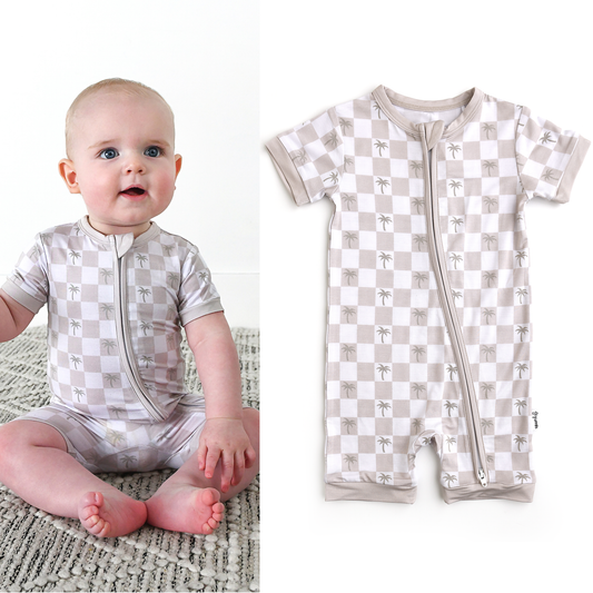 Beau Palm Tree SHORTY ZIP