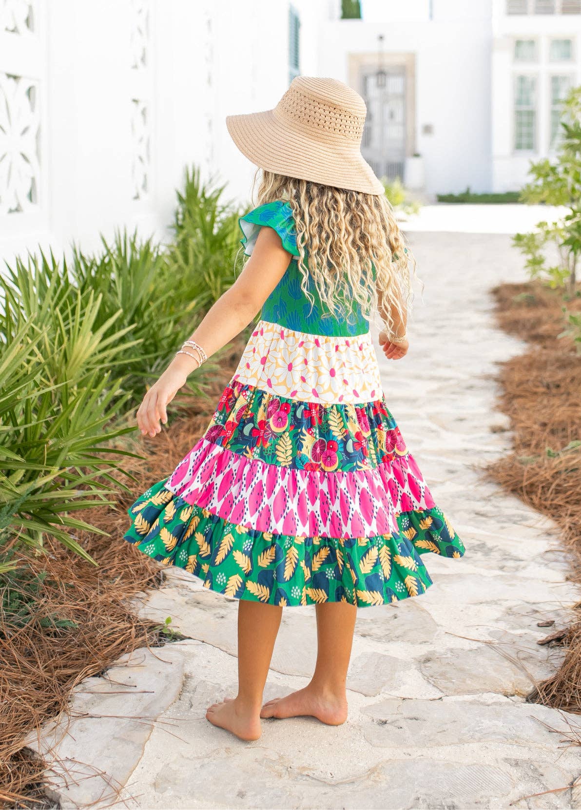 Kids Emalie Tiered Dress