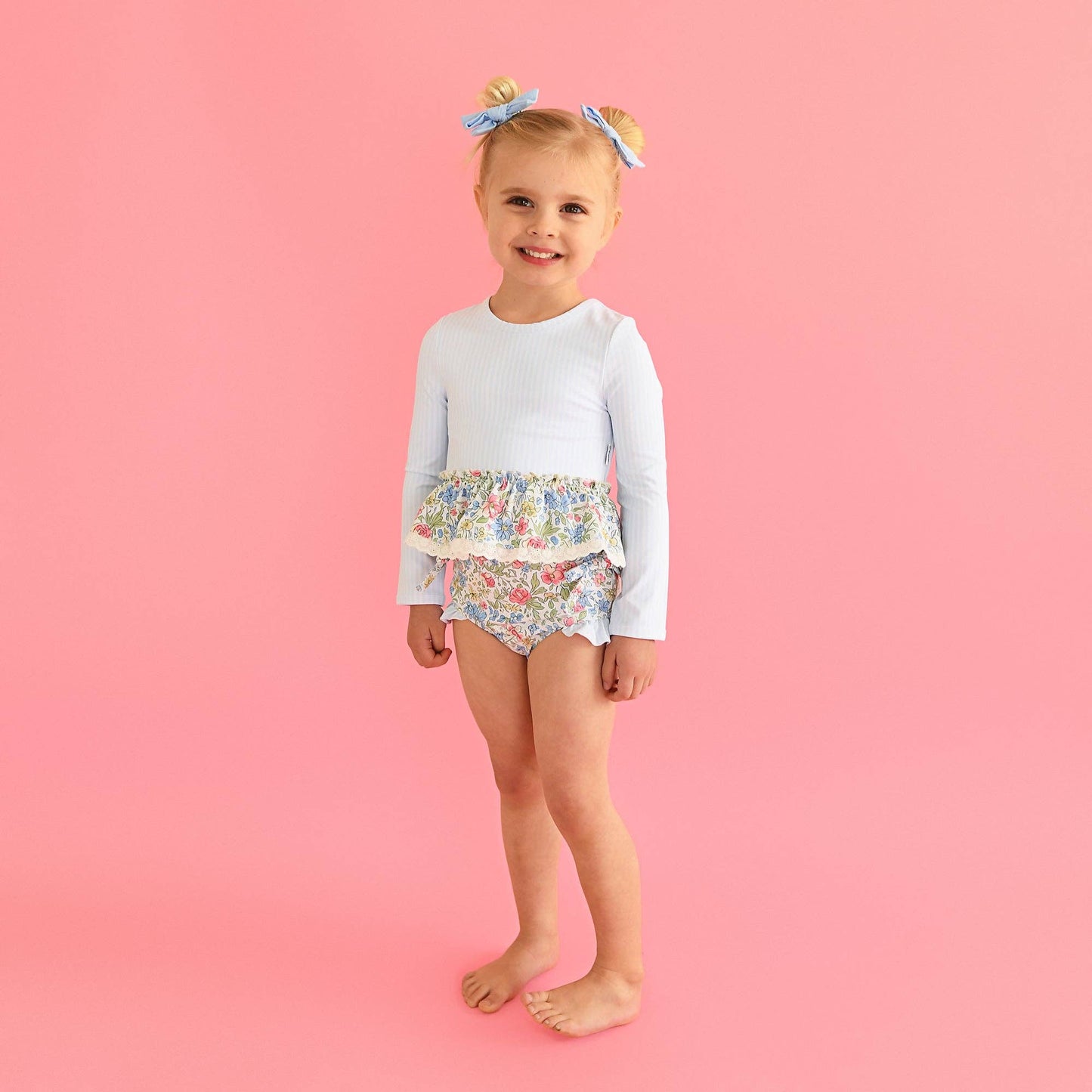 Vera RASH GUARD TWO PIECE SWIM SET