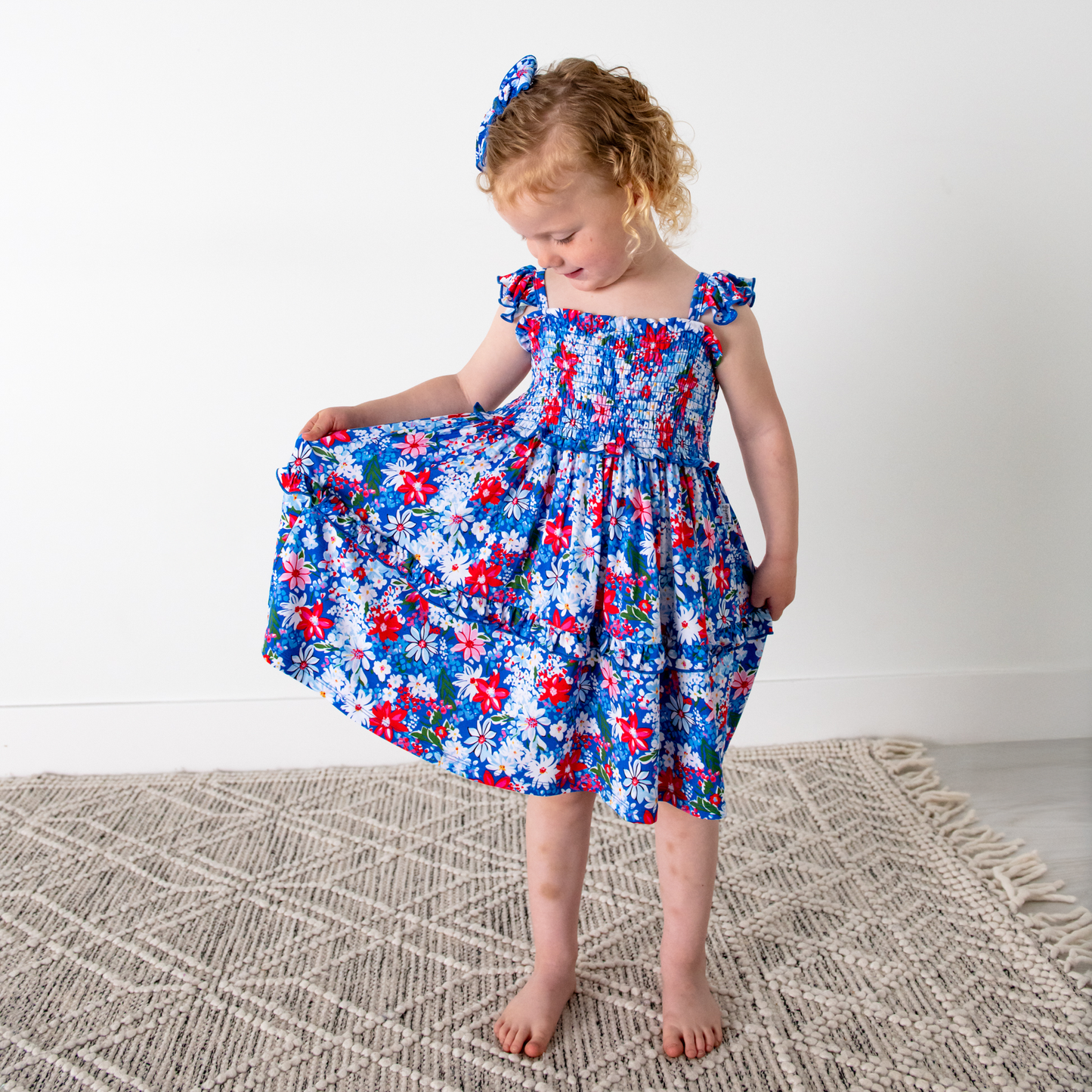 Presley Floral Smocked Dress