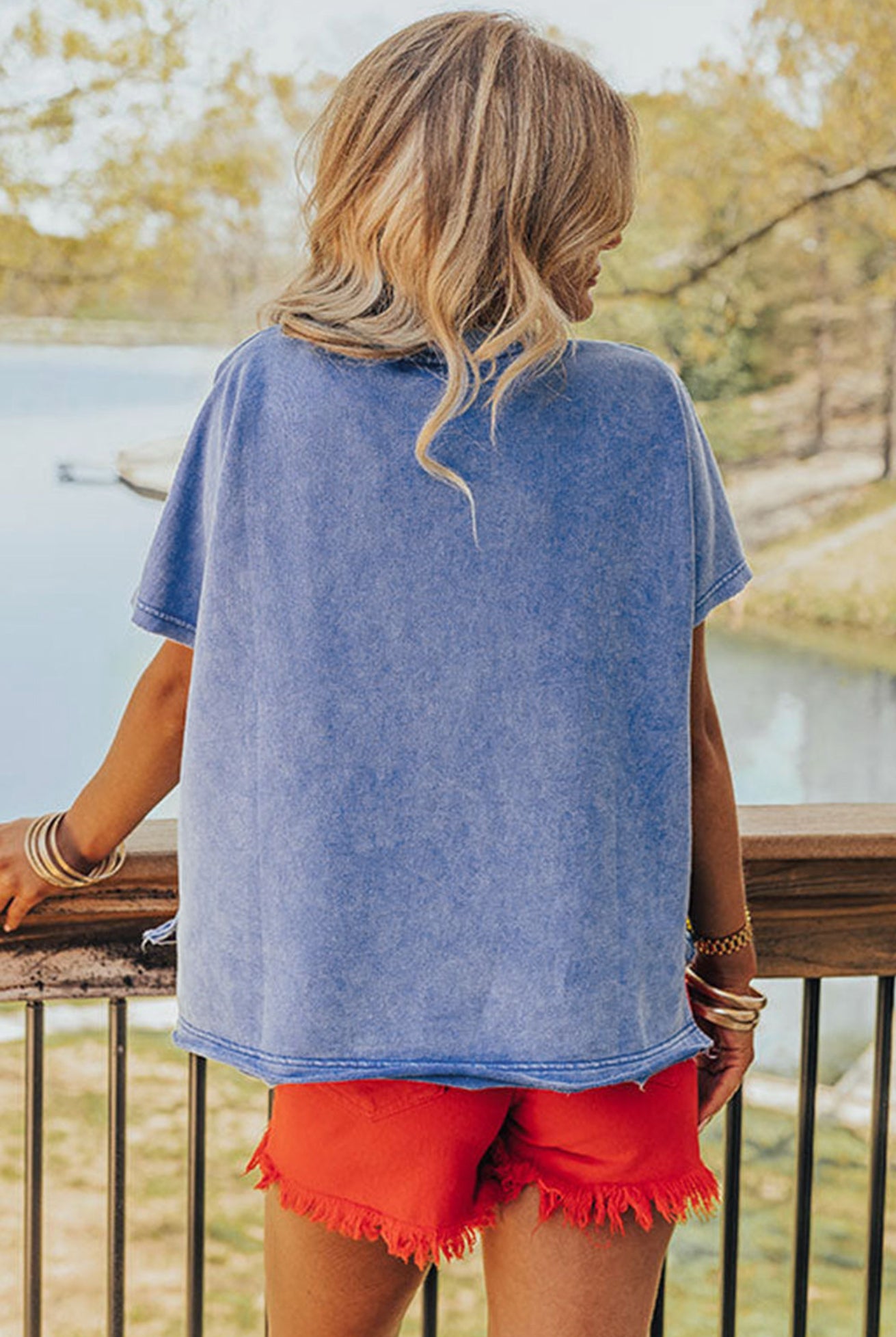 U S A Graphic Top