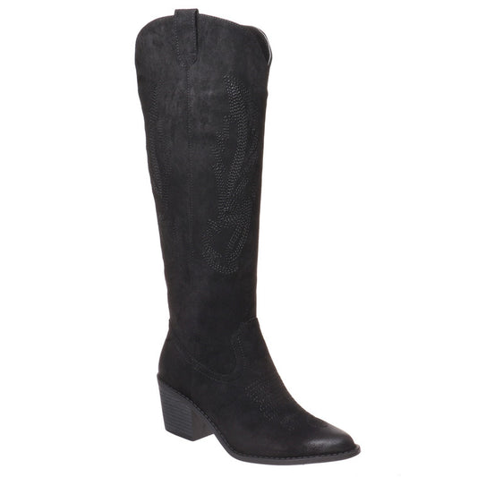 Pierre Dumas Wilder 19 Black Suede Boots