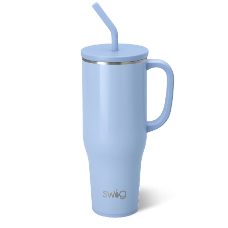 Swig 40oz Mega Mug in Shimmer Periwinkle