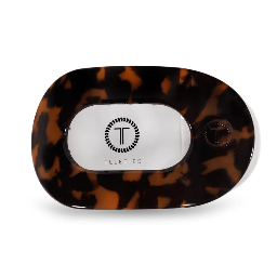 Teleties Tortoise Round Flat Hair Clips
