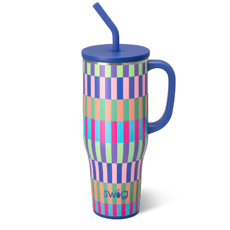 Swig 40oz Mega Mug in Brite Stripe
