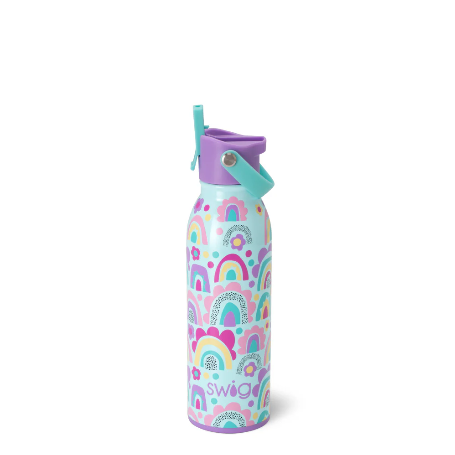 Swig Flip & Sip Water Bottle in Rainglow