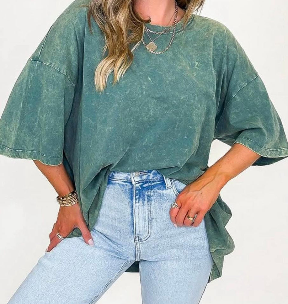 Oversized Mineral Wash T-Shirt