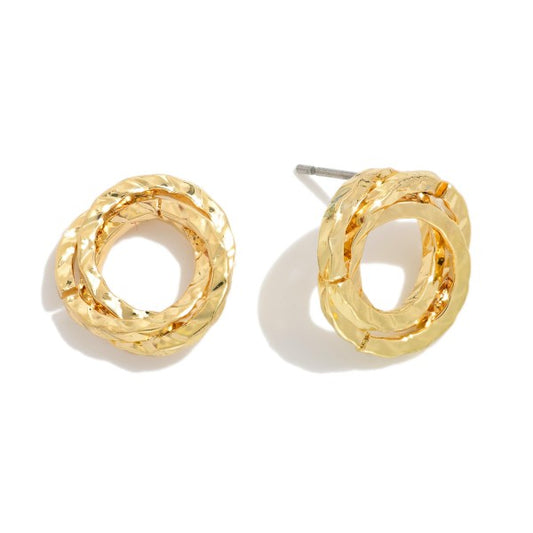 Twisted Stud Earrings