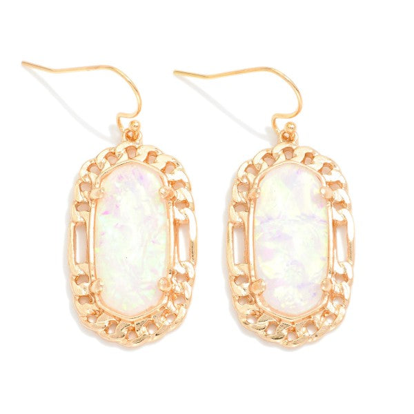 Stone Drop Earrings