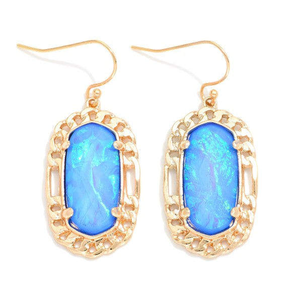 Stone Drop Earrings