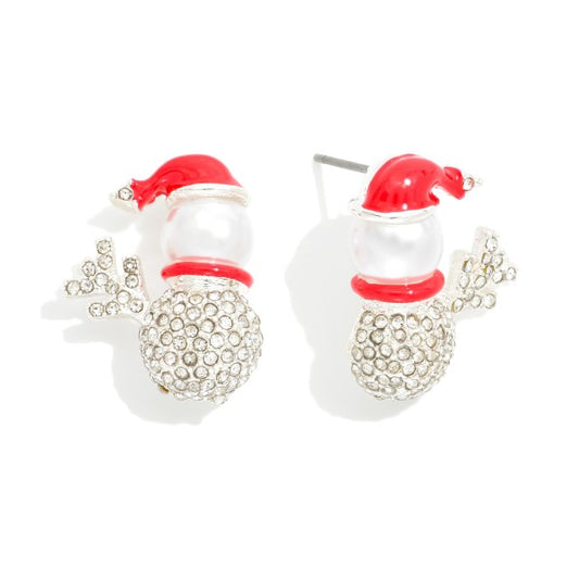Snowman Earrings