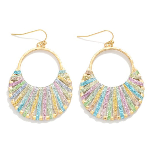 Pastel Fan Earrings