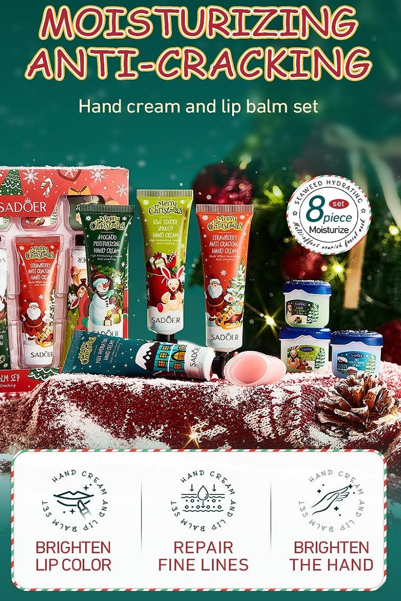 Hand Cream & Lip Balm Set