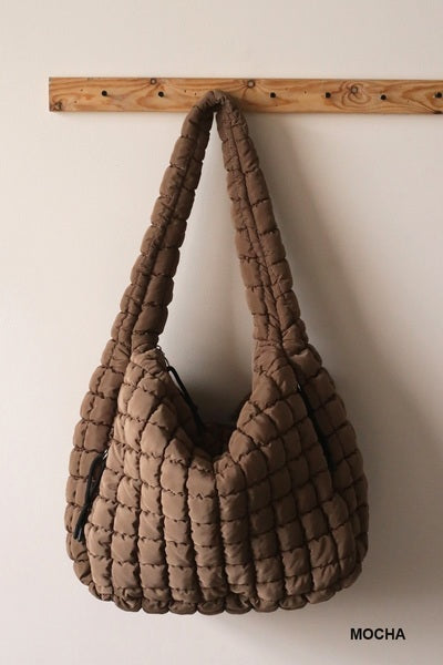 Oversized Quilted Bag